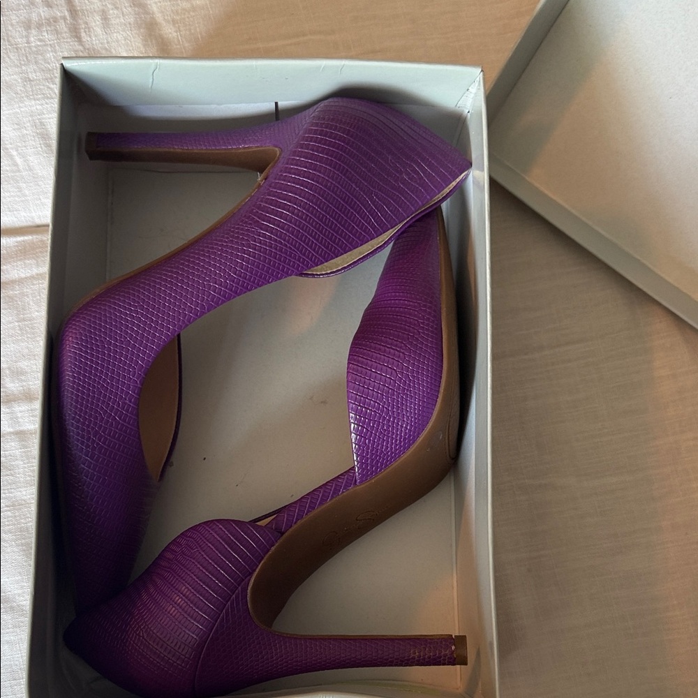Jessica Simpson Vibrant Purple Heels